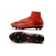 Nike Mercurial Superfly V FG ACC Chaussure de Football Rouge Noir