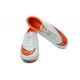 Chaussure de Football Hommes Nike Mercurial Vapor 10 FG Blanc Orange