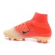 Nike Mercurial Superfly V FG ACC Chaussure de Football Rouge Or Noir
