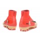 Nike Mercurial Superfly V FG ACC Chaussure de Football Rouge Or Noir