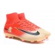 Nike Mercurial Superfly V FG ACC Chaussure de Football Rouge Or Noir