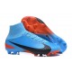 Nike Mercurial Superfly V FG ACC Chaussure de Football Bleu Rouge Noir