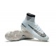Nike Mercurial Superfly V FG ACC Chaussure de Football CR7 Gris Noir Blanc