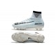 Nike Mercurial Superfly V FG ACC Chaussure de Football CR7 Gris Noir Blanc