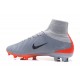 Nike Mercurial Superfly V FG ACC Chaussure de Football Gris Noir
