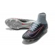 Nike Mercurial Superfly V FG ACC Chaussure de Football Gris Rose Noir