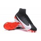 Nike Mercurial Superfly V FG ACC Chaussure de Football Noir Blanc Rouge