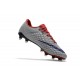 Chaussures de Football pour Hommes - Nike Hypervenom Phantom 3 FG Rouge Gris Bleu