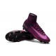 Nike Mercurial Superfly V FG ACC Chaussure de Football Violet Noir