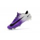 Nike Mercurial Vapor XI FG 2017 Crampon de Foot Blanc Violet Noir