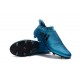Crampons de Foot adidas X 17+ Purespeed FG Bleu Noir