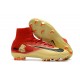 Nike Mercurial Superfly V FG ACC Chaussure de Football Rouge Jaune Noir