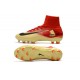 Nike Mercurial Superfly V FG ACC Chaussure de Football Rouge Jaune Noir