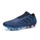 Chaussure adidas Nemeziz 17+ 360 Agility FG - Crampons pour Hommes Bleu Noir