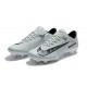 Nike Mercurial Vapor XI FG 2017 Crampon de Foot CR7 Gris Noir Blanc