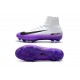 Nike Mercurial Superfly V FG ACC Chaussure de Football Noir Blanc Violet