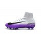 Nike Mercurial Superfly V FG ACC Chaussure de Football Noir Blanc Violet