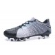 Chaussures de Football pour Hommes - Nike Hypervenom Phantom 3 FG Gris Noir