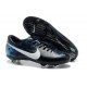 Nouveau Chaussure de Football Nike Mercurial Vapor IX FG Galaxie Bleu Noir Blanc