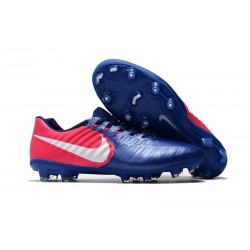 Nike Crampon de Foot Tiempo Legend 7 FG ACC Bleu Rose