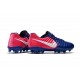 Nike Crampon de Foot Tiempo Legend 7 FG ACC Bleu Rose