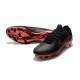 Chaussures de Foot Nike - Nike Mercurial Vapor Flyknit Ultra FG Noir Rouge