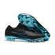 Chaussures de Foot Nike - Nike Mercurial Vapor Flyknit Ultra FG Noir Bleu