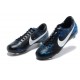 Nouveau Chaussure de Football Nike Mercurial Vapor IX FG Galaxie Bleu Noir Blanc
