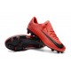 Nike Mercurial Vapor XI FG 2017 Crampon de Foot Rouge Noir