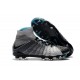Crampons de Football Nike Hypervenom Phantom III DF FG - pour Hommes Gris Noir Bleu