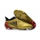 Crampons de Foot adidas X 17+ Purespeed FG Noir Or Rouge