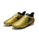 Crampons de Foot adidas X 17+ Purespeed FG Noir Or Rouge
