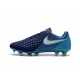 Neuf Crampon de Football Nike Magista Opus II FG pour Hommes Bleu Blanc