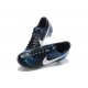 Nouveau Chaussure de Football Nike Mercurial Vapor IX FG Galaxie Bleu Noir Blanc