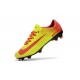 Chaussures de Football Nike Mercurial Vapor XI FG pour Hommes Rouge Jaune