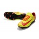 Chaussures de Football Nike Mercurial Vapor XI FG pour Hommes Rouge Jaune