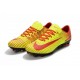 Chaussures de Football Nike Mercurial Vapor XI FG pour Hommes Rouge Jaune