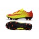 Chaussures de Football Nike Mercurial Vapor XI FG pour Hommes Rouge Jaune