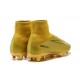 Nike Mercurial Superfly V FG ACC Chaussure de Football Or Noir
