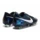 Nouveau Chaussure de Football Nike Mercurial Vapor IX FG Galaxie Bleu Noir Blanc
