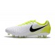Nouveau Chaussure de Football Nike Magista Opus II FG Hommes Blanc Noir Volt