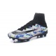 Nike Mercurial Superfly V FG ACC Chaussure de Football Camouflage Bleu Noir