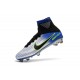 Nike Mercurial Superfly V FG ACC Chaussure de Football Bleu Noir Chrome Volt