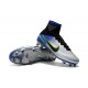 Nike Mercurial Superfly V FG ACC Chaussure de Football Bleu Noir Chrome Volt