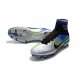 Nike Mercurial Superfly V FG ACC Chaussure de Football Bleu Noir Chrome Volt