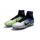Nike Mercurial Superfly V FG ACC Chaussure de Football Bleu Noir Chrome Volt