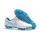 Nouvelles Crampons Nike pour Hommes - Tiempo Legend 7 FG Blanc Bleu