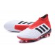 Nouveau Chaussures de Foot Adidas Predator 18+ FG Blanc Noir Rouge