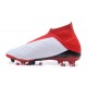 Nouveau Chaussures de Foot Adidas Predator 18+ FG Blanc Noir Rouge