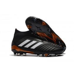 Nouveau Chaussures de Foot Adidas Predator 18+ FG Noir Blanc Rouge